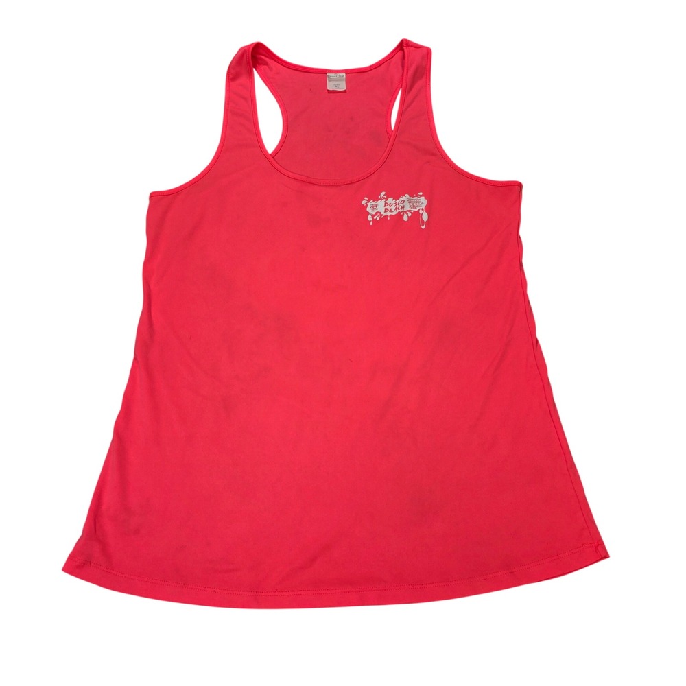 Sport-Tek Busco Beach Racerback Tank Top Women's Size XL Pink Performance Active